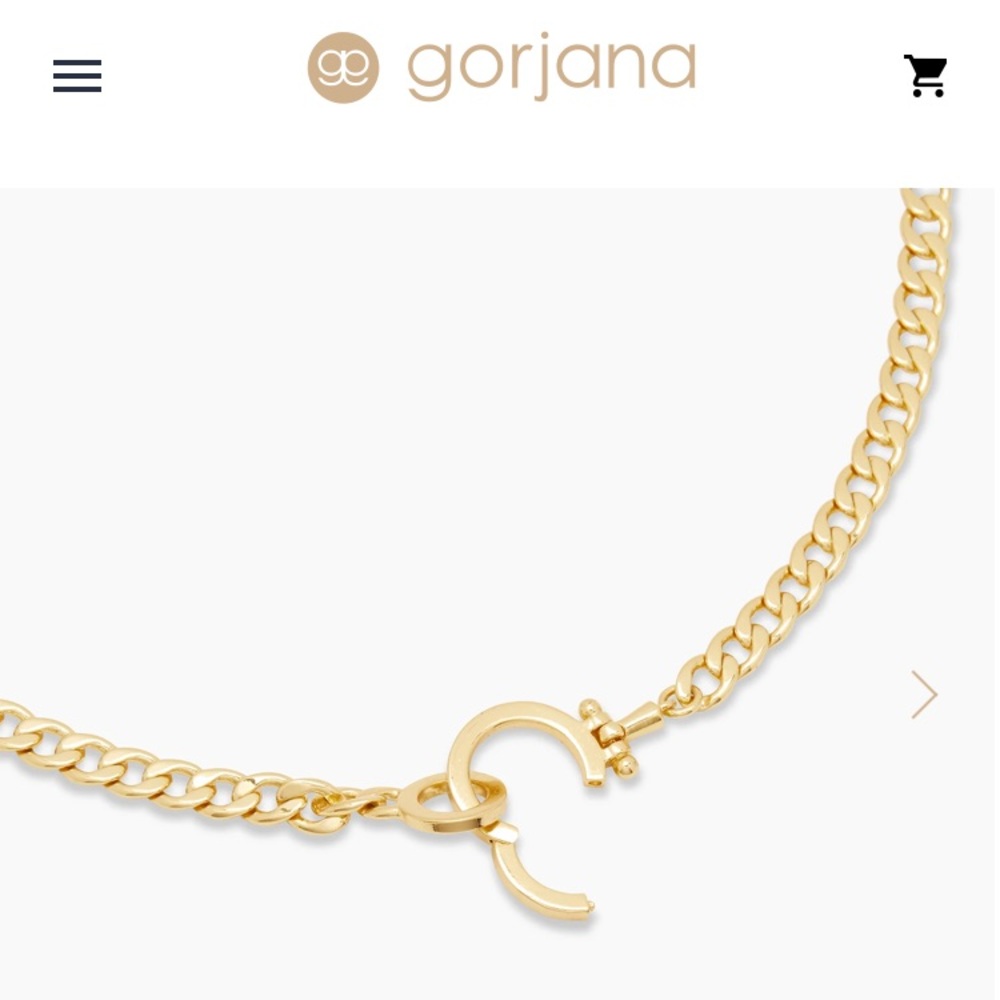 Gorjana NWT Wilder Necklace - Gold - Picture 7 of 13